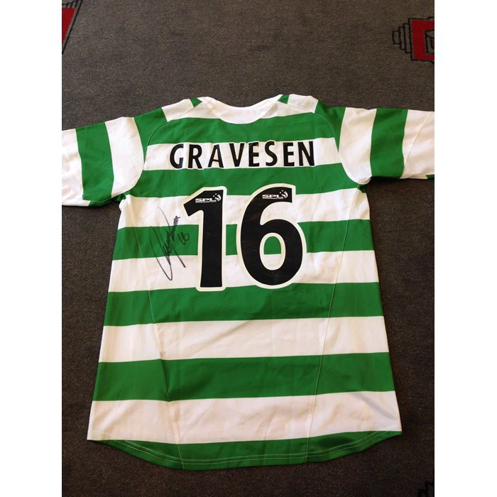 Signeret Celtic trøje med Thomas Gravesen