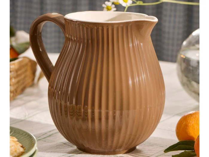 Ib Laursen, Mynte, Kande, Hazelnut, Stentøj, H:19 x L:20 x Ø:11,3 cm