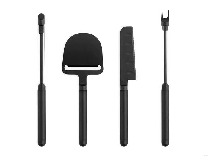 Normann Copenhagen, Pebble, Osteskærer m. ekstra strenge, Sort, Rustfrit Stål, Silikone, L:23,7 cm