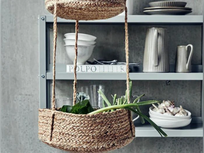 House Doctor, Haan, Hængekurve, Natur, Jute, H:9 x Ø:20 / H:9 x Ø:26 / H:9,5 x Ø:33 cm