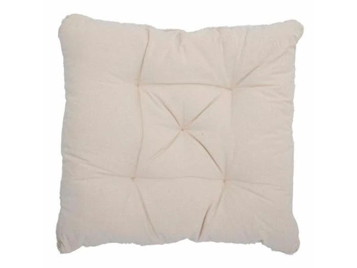 Bloomingville, Fatuma, Pude, Hvid, Bomuld, L:60 x W:60 cm