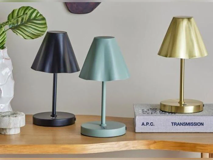 Bloomingville, Lianna, Bordlampe, Sort, Jern, L15xH28xW13,5 cm