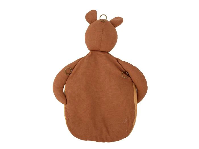 Bloomingville Mini, Toto, Vægkurv, Brun, Hør, L:46 x H:33 x W:7,5 cm