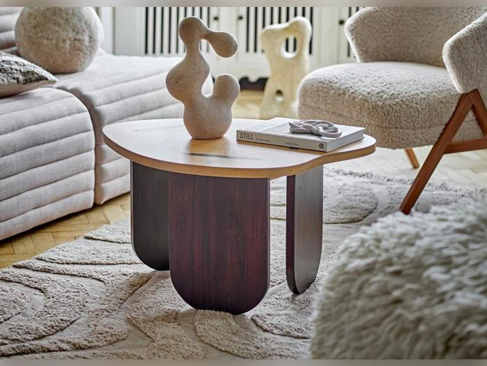 Bloomingville, Elaine, Tæppe, Beige, Bomuld, L:210 x W:150 cm