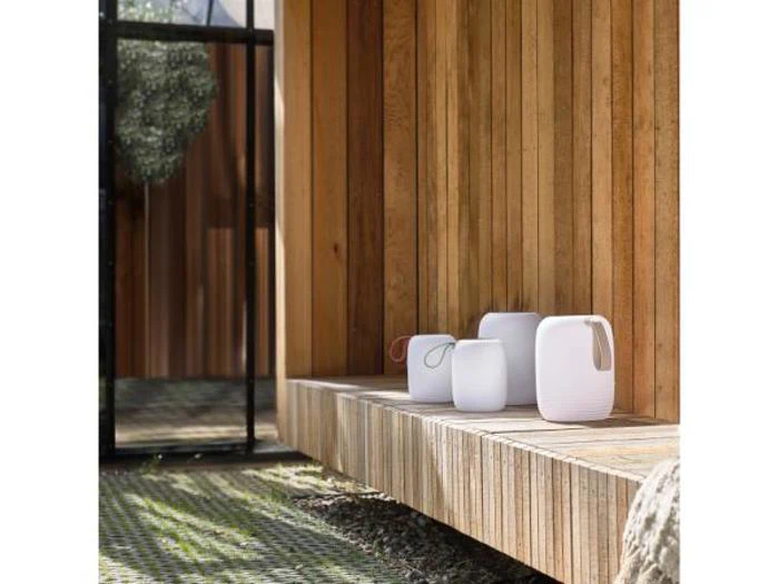 Villa Collection, Hav, Loungelampe, Hvid/Grøn, PE, Dia:12,5 x H:15,5 cm