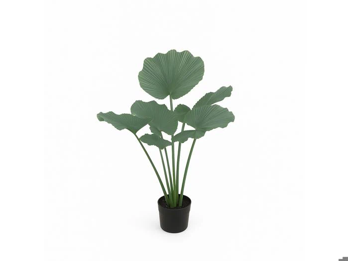 Chic Antique, Fleur Plante, Kunstig plante, Grøn, Plastik, cement, jern, H:85 x Ø:18 cm