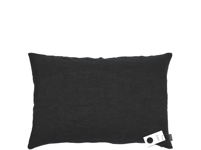 Fra Layout 2 stk. Linen puder i sort hør fra Södahl