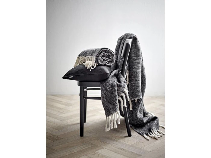 Södahl, Linen, Pude, Sort, Hør, B:40 x L:60 cm