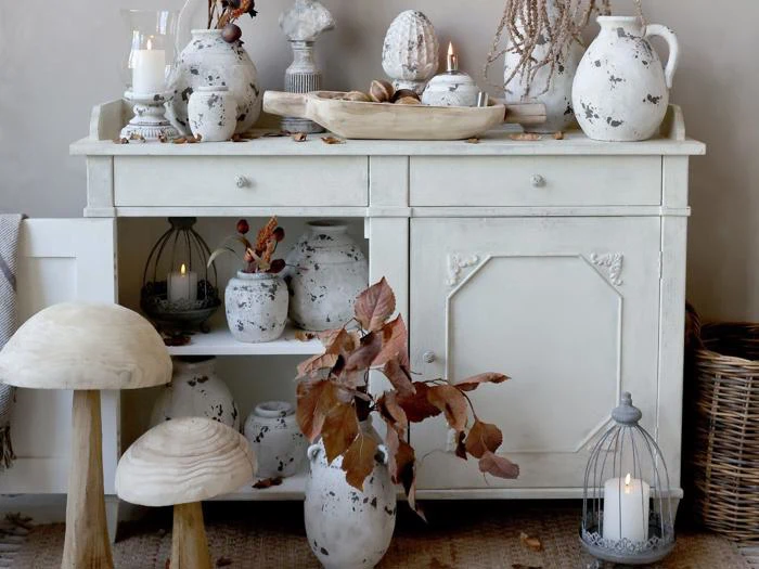Chic Antique, Frejus, Krukke, Creme, Grå, Terrakotta,  H26,5/Ø24 cm