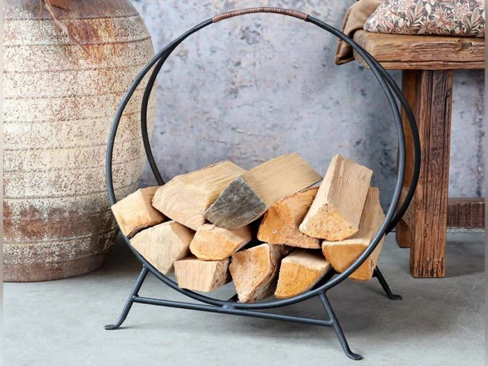Chic Antique, Brændekurv, Antique kul, Jern, H:50 x L:50 x B:33 cm