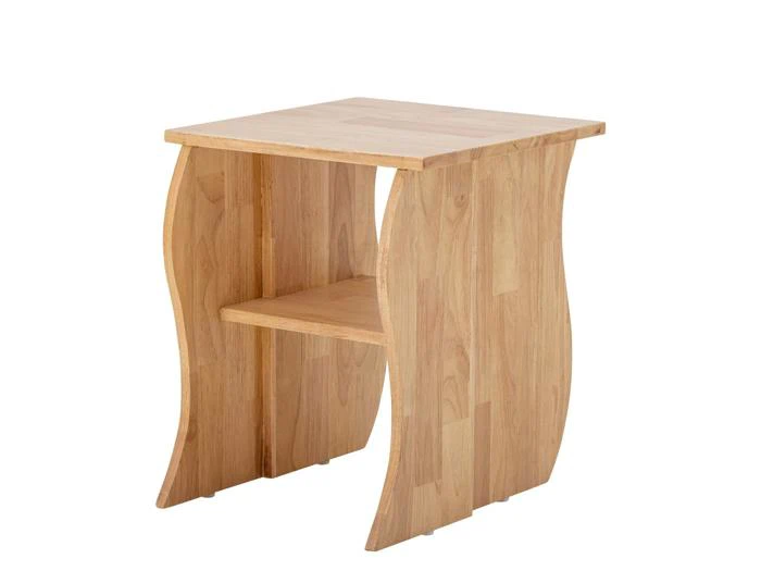 Bloomingville, Bark, Taburet, Natur, Gummitræ, L:38 x H:45,5 x W:38 cm