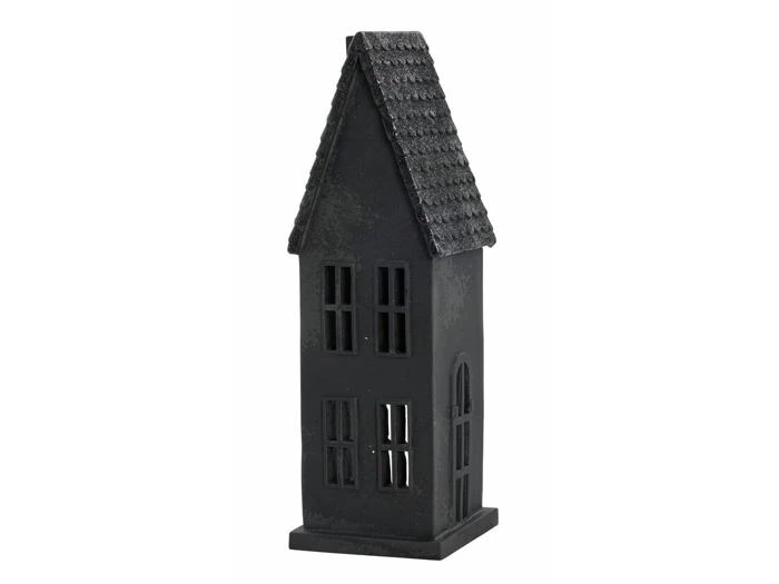 Lene Bjerre, Seholia, Lyshus, Sort, Polyresin, H:28 x B:9 x L:9 cm
