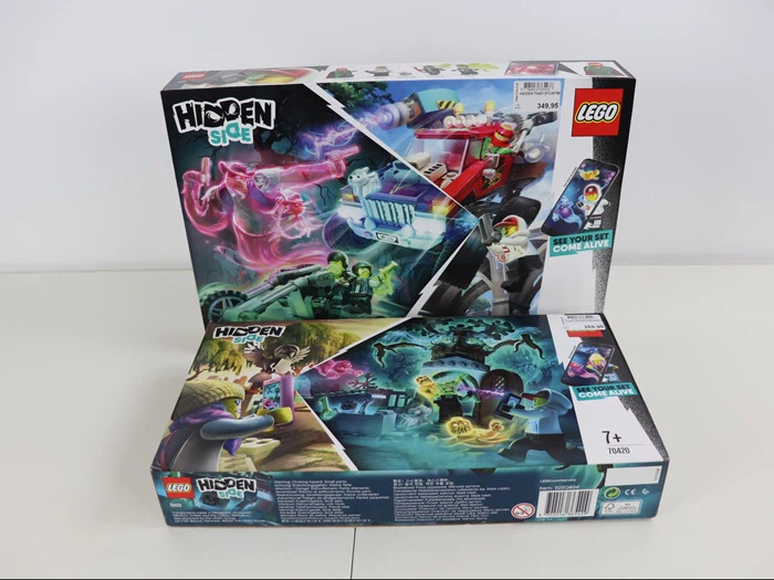 2 Store æsker LEGO "Hidden side" 70421 & 70420