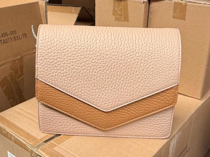 Treats, Athena, Crossbody, Nude, Læder, B:26 x H:16 x D:9,5 cm