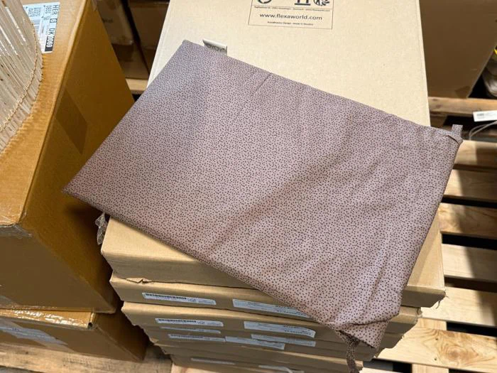 OYOY, Dotty, Sengesæt, Junior, Choko, 100% Organic Cotton, B:100 x L:140 cm