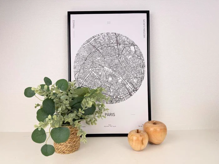 By billede af Paris i ramme, 1194