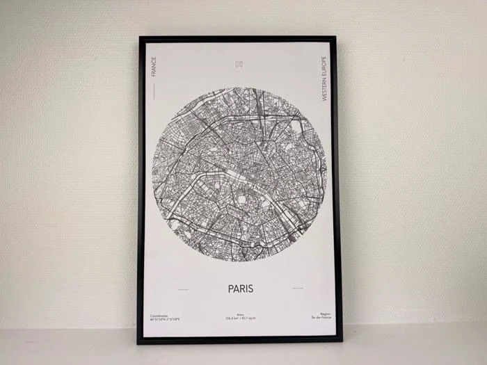 By billede af Paris i ramme, 1194