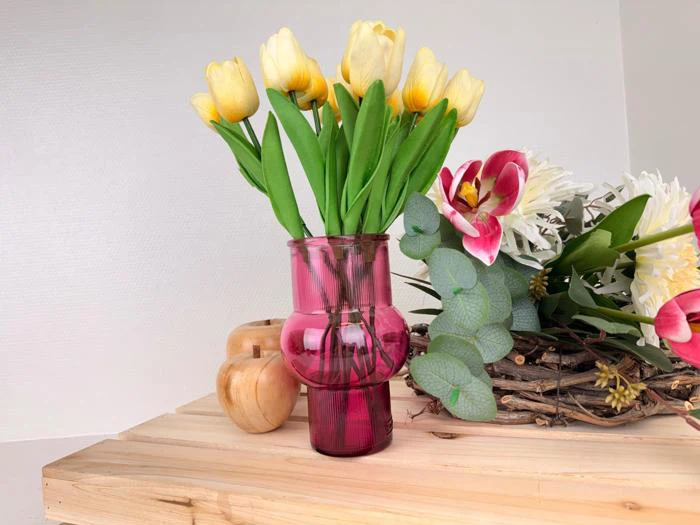  2 stk pink vaser, 8409