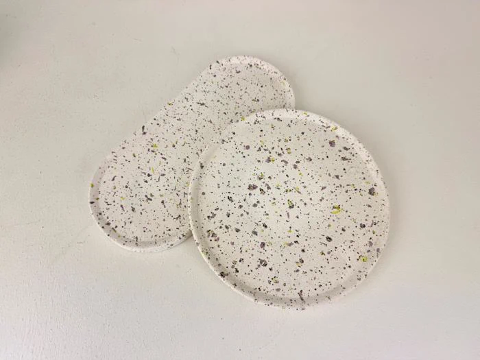 2 stk deko underskåle, grøn/7002