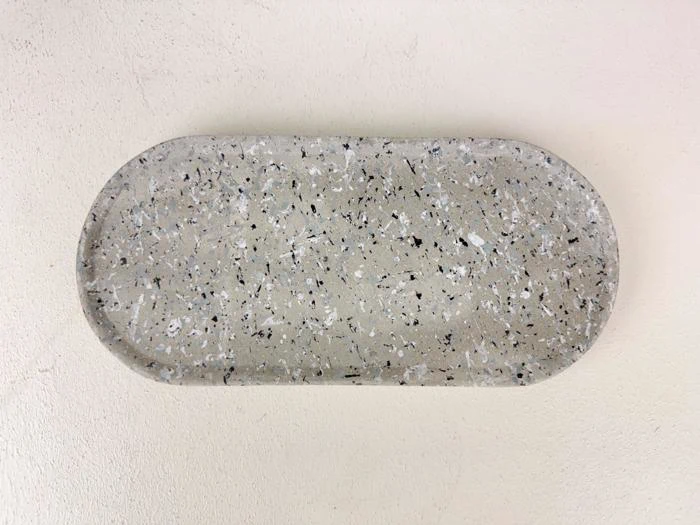 2 stk deko underskåle, grå/