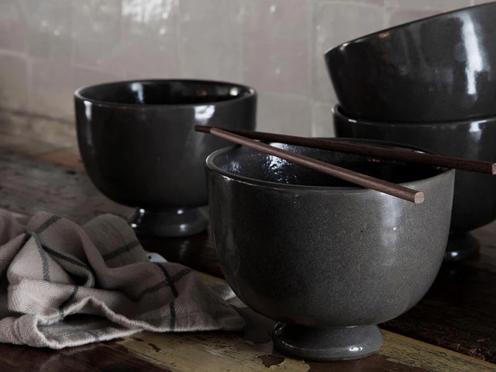 4 stk. Imma skål i grå/brun fra House Doctor