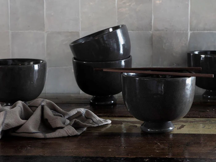 4 stk. Imma skål i grå/brun fra House Doctor