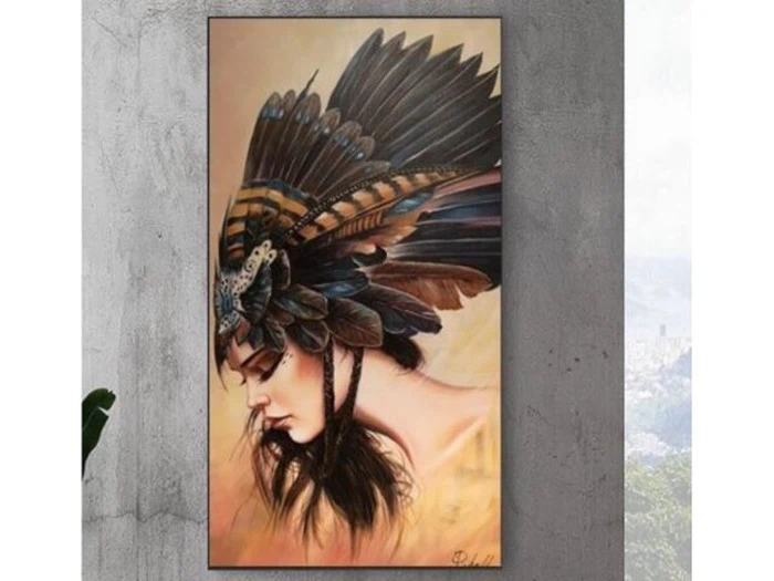 Maleriet "Indian" fra MyNewArt