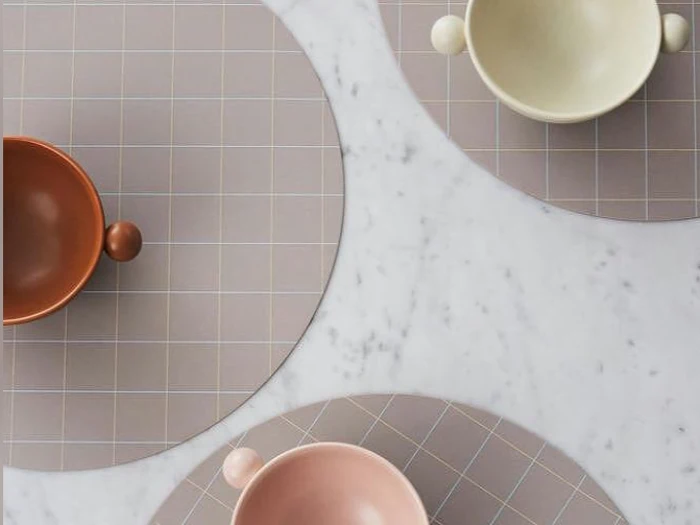 2 stk. Inka skåle i brun stentøj fra OYOY