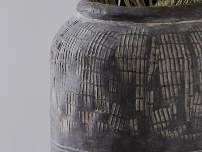 House Doctor, Jalna, vase, grå, cement, H: 31,5 Dia: 23,5 cm