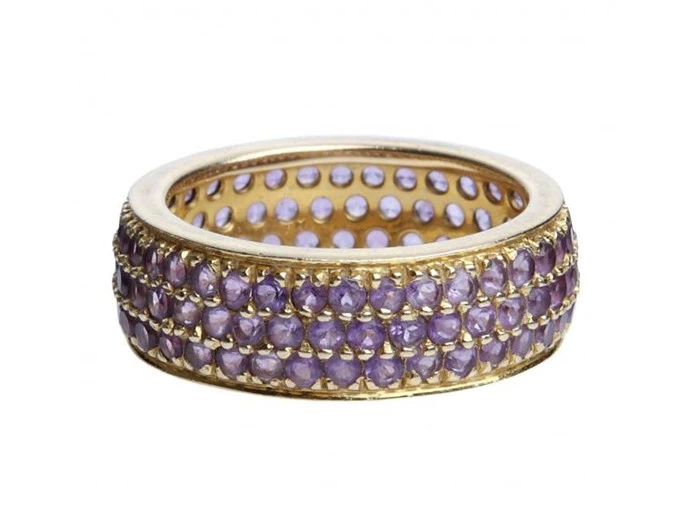 MAGIC GOLD AMETHYST Ring MAGIC GOLD AMETHYST fra Mai Manniches JEWLSCPH (str. 54)