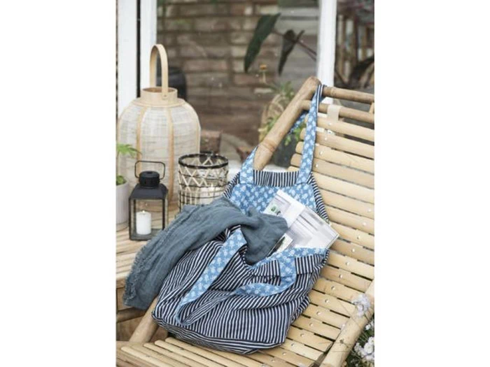 Liggestol i bambus fra Ib Laursen - B: 60 H: 75 L: 113