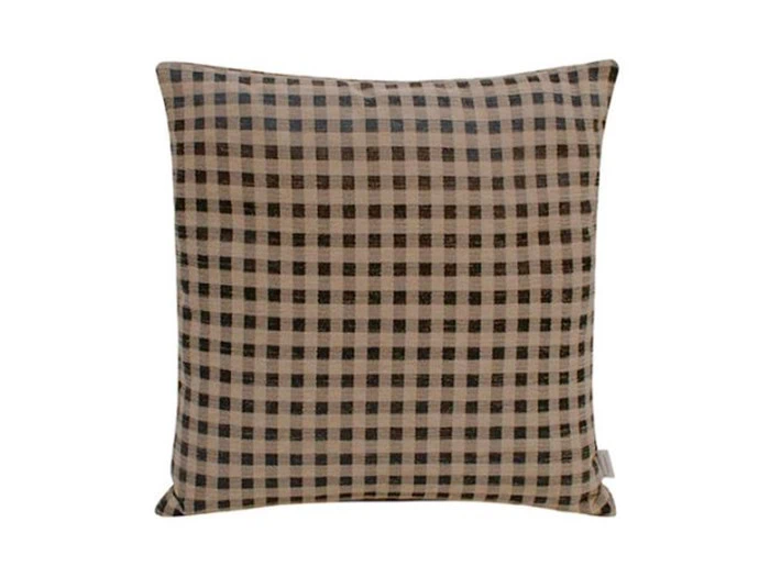 Compliments, Gingham pude, sand, 50x50
