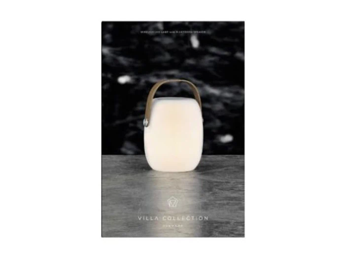  Villa Collection, LED lampe m. højtaler, hvid