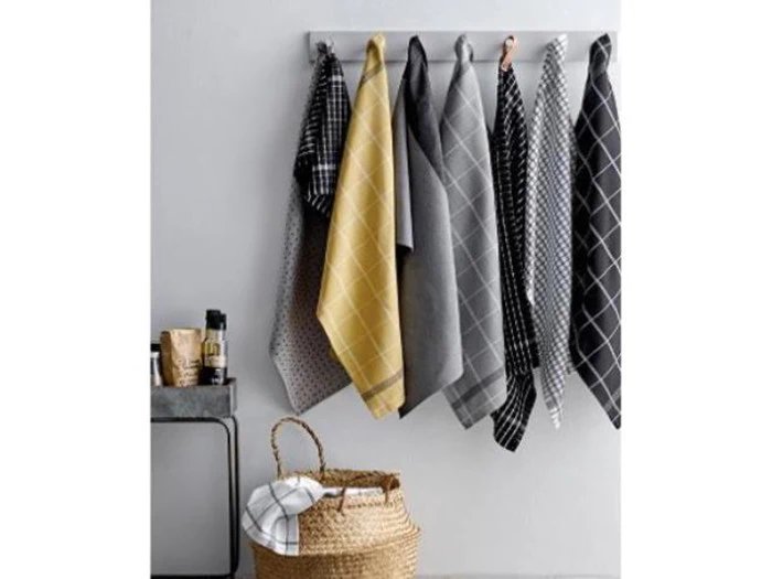 Södahl, Minimal Viskestykke, grå, 50x70