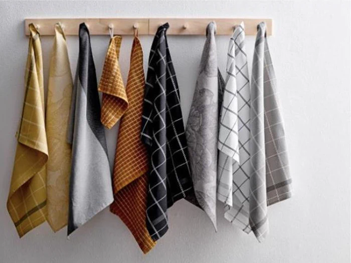 Södahl, Minimal Viskestykke, grå, 50x70