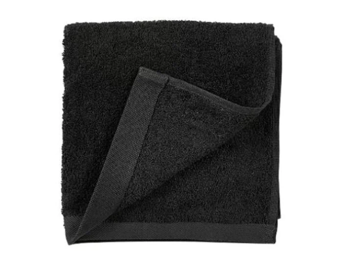 Södahl, Comfort Organic håndklæde, sort, 50x100