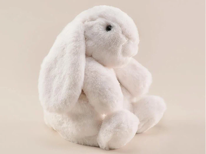 Lilla och Stora Björn, Kanin, Snedrøm, Bamse, Hvid, Polyester, 30 cm
