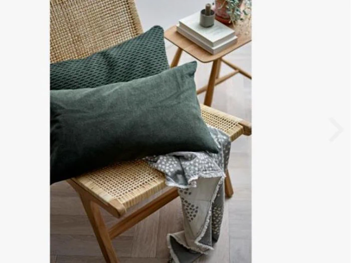 2 stk. Mosaic Khaki plaider i Bomuld fra Södahl - 130x170 cm 