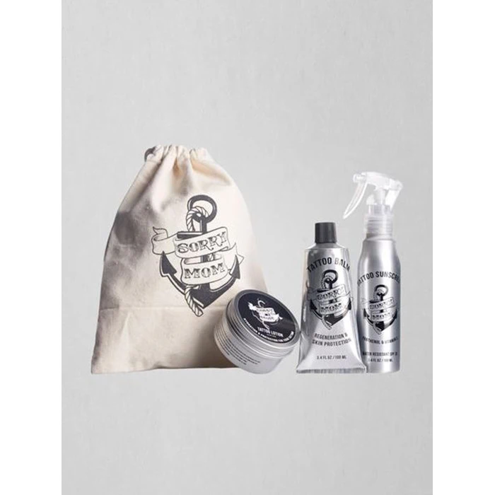Gavekort til stor tatovering inkl. Sorry Mom Aftercare Kit