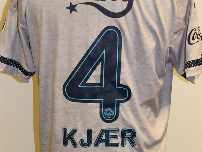 Simon Kjær Fenerbahce udebane trøje med autograf