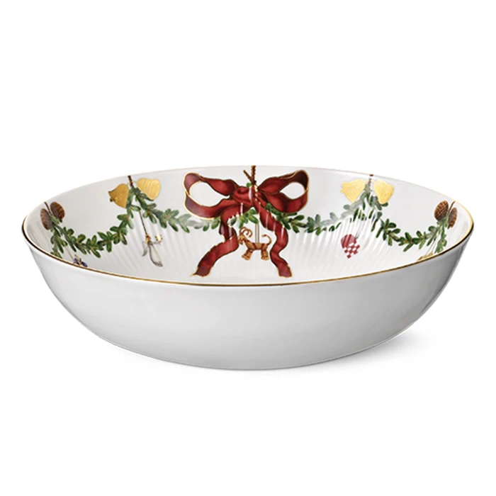 Royal Copenhagen stjerneriflet skål fra Kram og Kanel Herning