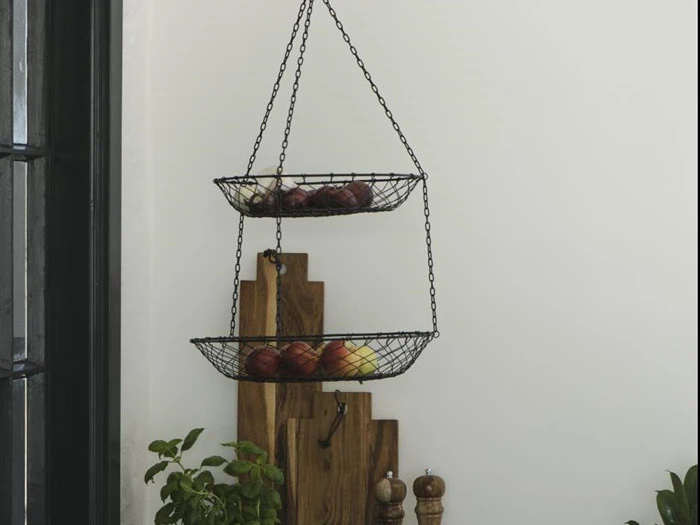 Ib Laursen, Køkkenophæng, sort, metal, H: 77 Ø: 40/35 cm