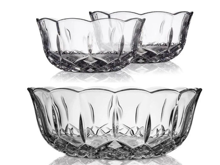 Lounge krystal skåle fra Lyngby