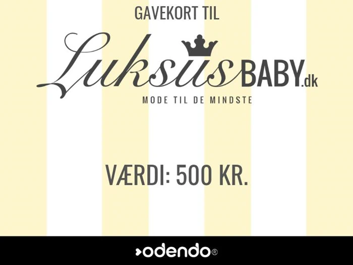 Gavekort på 500 kr. til Luksusbaby.dk