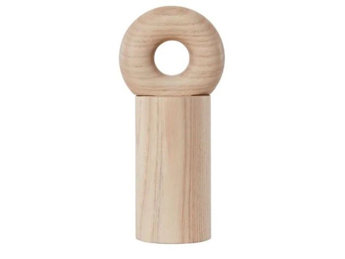 OYOY, hoop, salt, peber, kværn, ask, natur, Ø7,5 x H16,5 cm