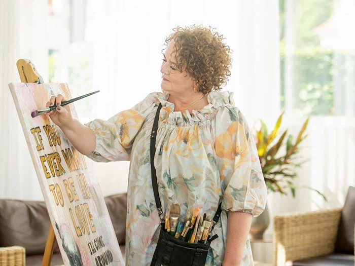 DID YOU EVER SEE ME? - KUNSTTRYK 50CM X 70CM - BYMALUE [T069] (Normalpris kr. 400)