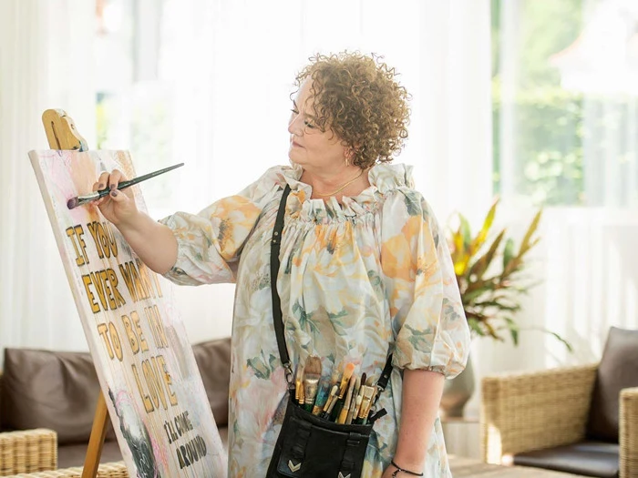 PLAY NO1 - KUNSTTRYK 50CM X 50CM - BYMALUE [T060] (Normalpris kr. 340)