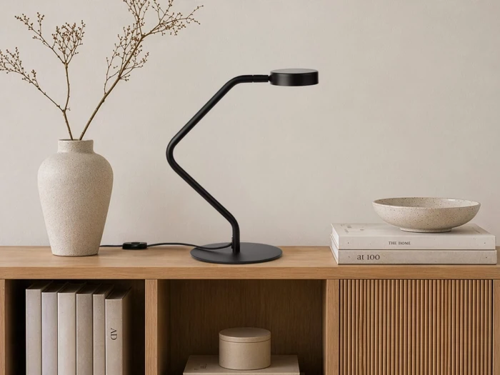 Frandsen Cap LED Bordlampe Sort