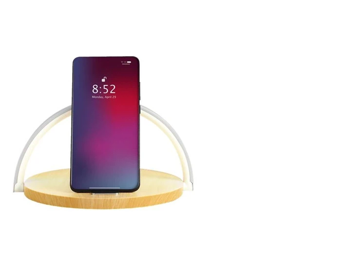 Natlampe m/trådløs oplader