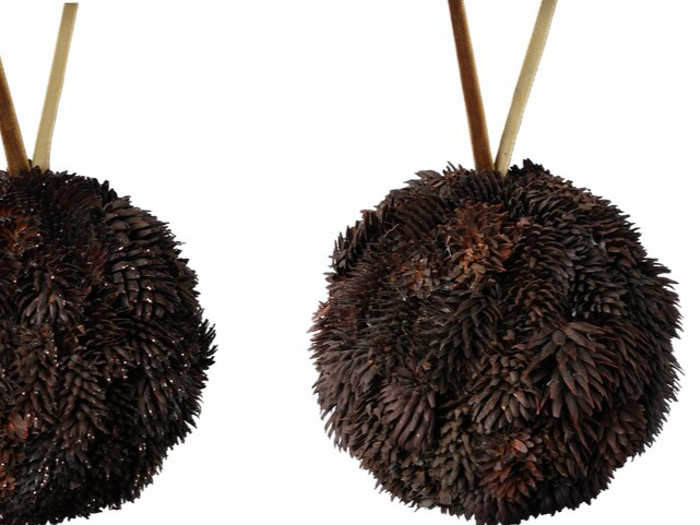 Edelweiss, Naturkugle, Natur, 2 stk. ass., Dia:10 cm